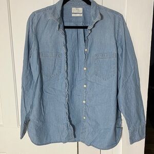 J. Crew Classic Cotton Chambray Shirt
